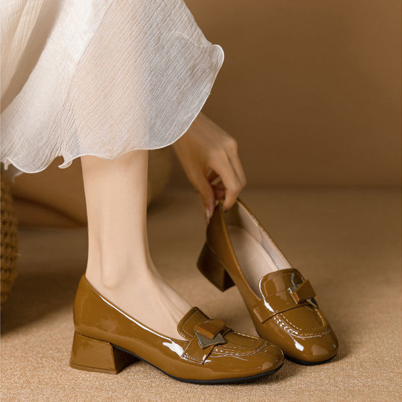 2025 nuevos zapatos de punta cuadrada