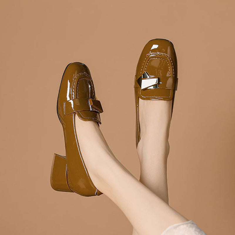 2025 nuevos zapatos de punta cuadrada