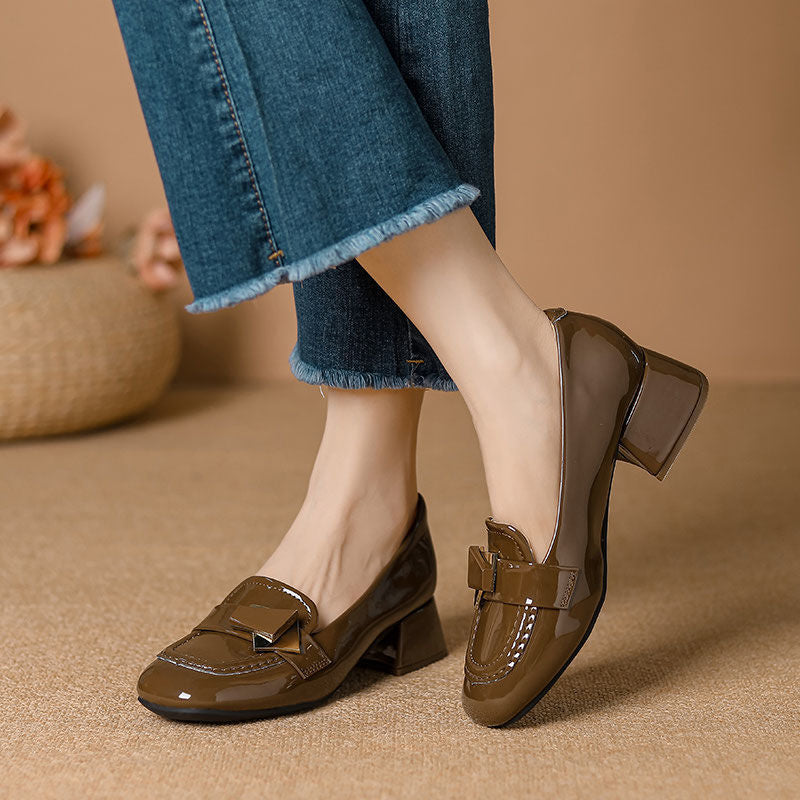 2025 nuevos zapatos de punta cuadrada