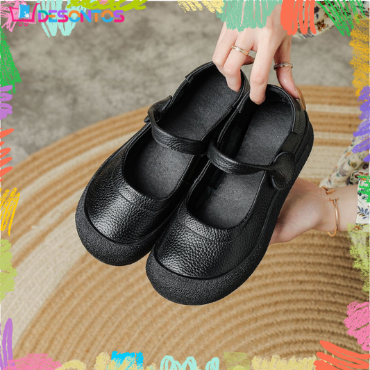 2026 Nuevos zapatos piel vacuno primera capa.
