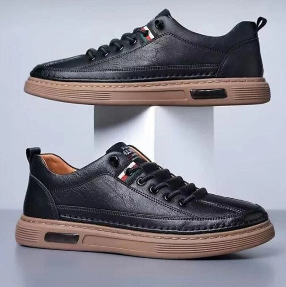 Zapatos de cuero romanos para hombre