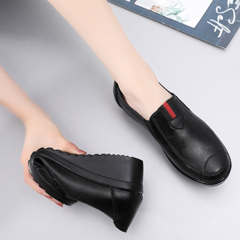 Zapatos de cuña de suela blanda