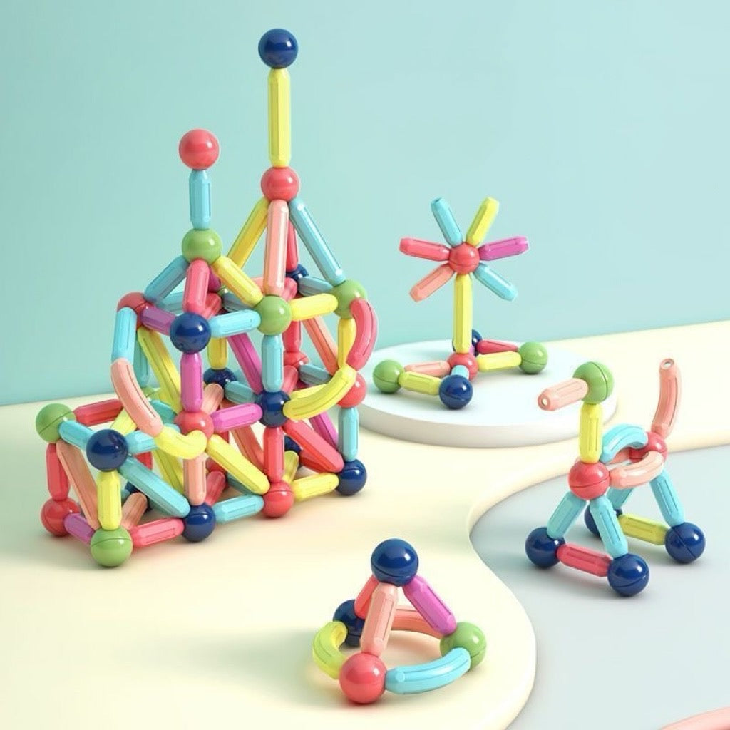 Bloques magnéticos creativos