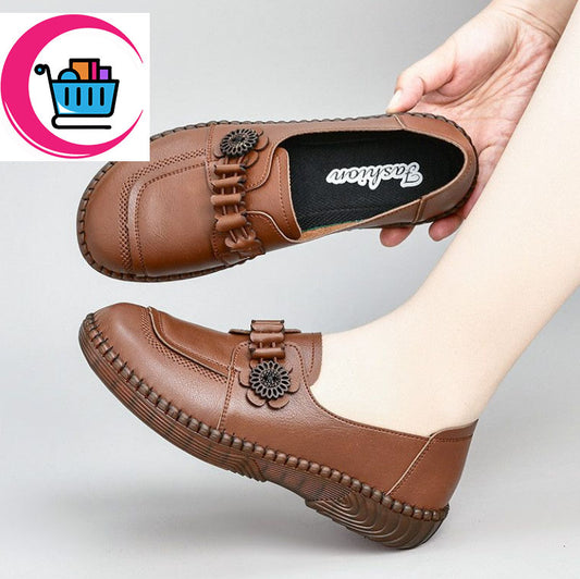 2025 nuevos zapatos casuales de cuero genuino