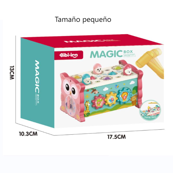 Juguete educativo para bebés con hexaedro multifuncional