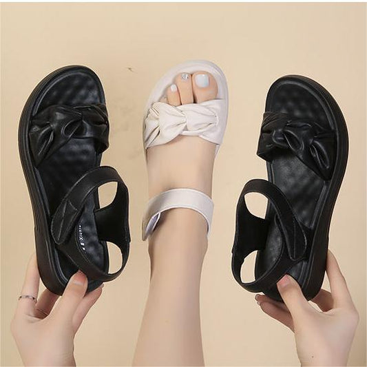 Sandalias de piel auténtica con suela suave