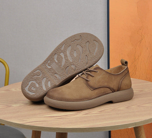 🐂Cuero🐂Zapatos casuales de cuero de gamuza para hombre