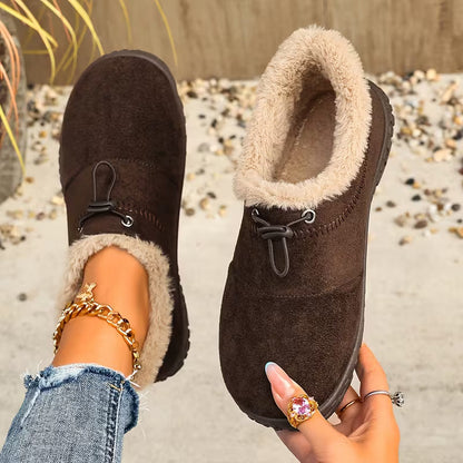 Zapatos cálidos sin cordones para mujer