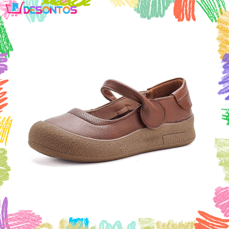 2026 Nuevos zapatos piel vacuno primera capa.