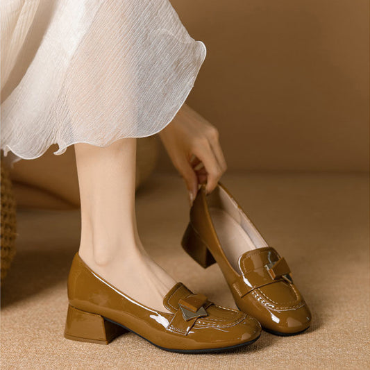 2025 nuevos zapatos de punta cuadrada