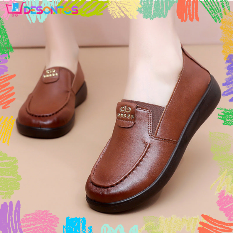 Zapatos cómodos de mujer con suela blanda