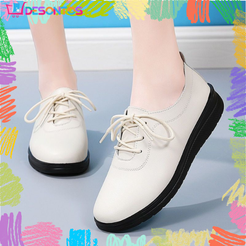 Zapatos de piel con suela blanda y superficie suave