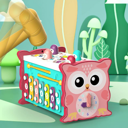 Juguete educativo para bebés con hexaedro multifuncional