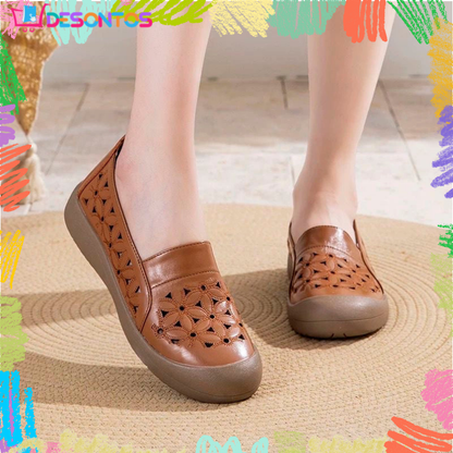 Sandalias caladas cómodas
