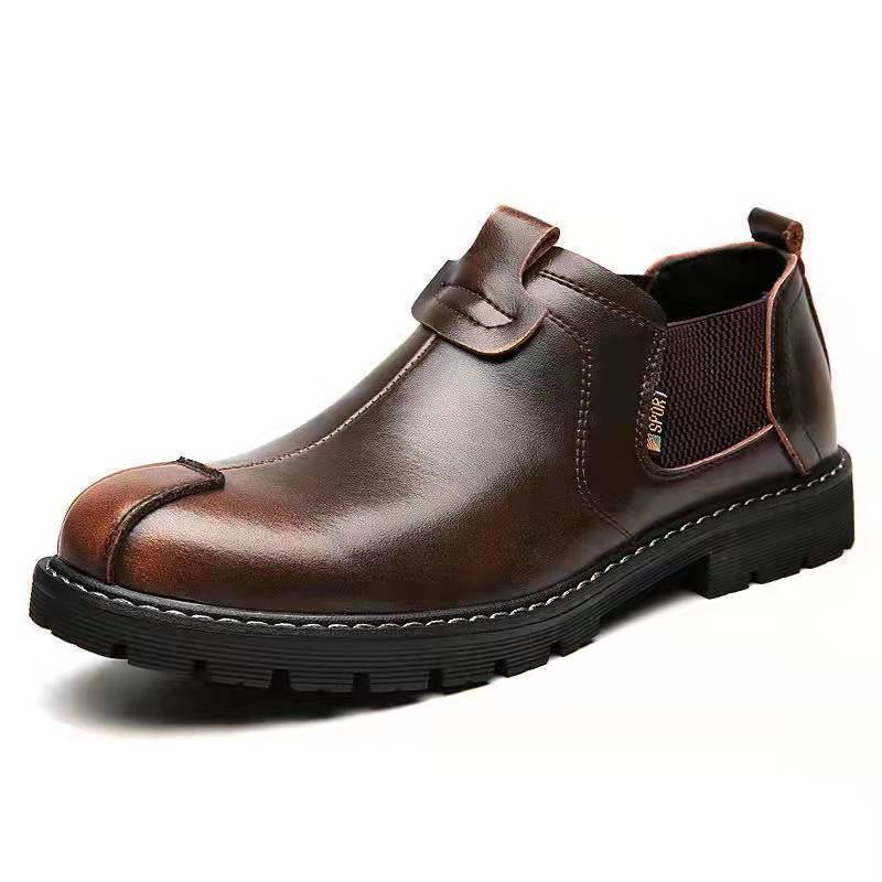 Zapatos bajos de cuero para hombre