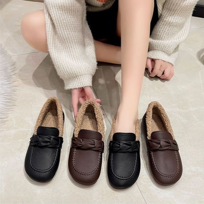 Mocasines de mujer (estilo invierno)