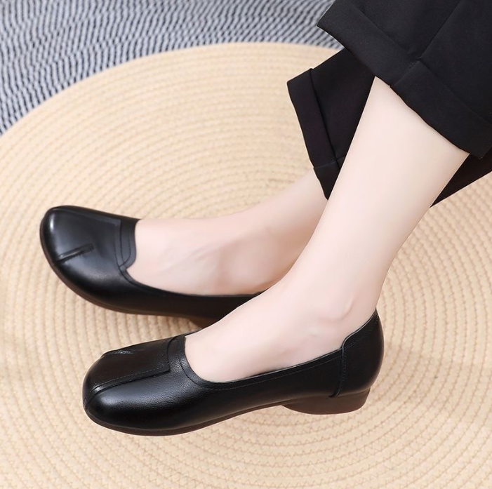 Zapatos de Piel Cómodos y Suaves para Mujer