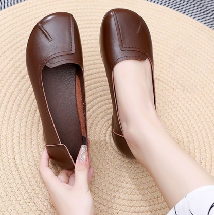 Zapatos de Piel Cómodos y Suaves para Mujer