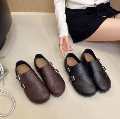 Zapatos de piel cómodos y elegantes para mujer