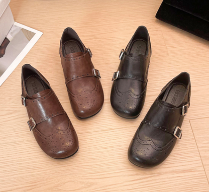 Zapatos de piel cómodos y elegantes para mujer