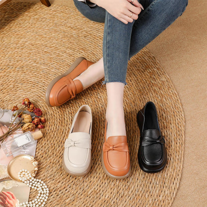 Mocasines de Mujer con Moño