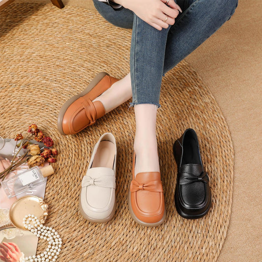 Mocasines de Mujer con Moño