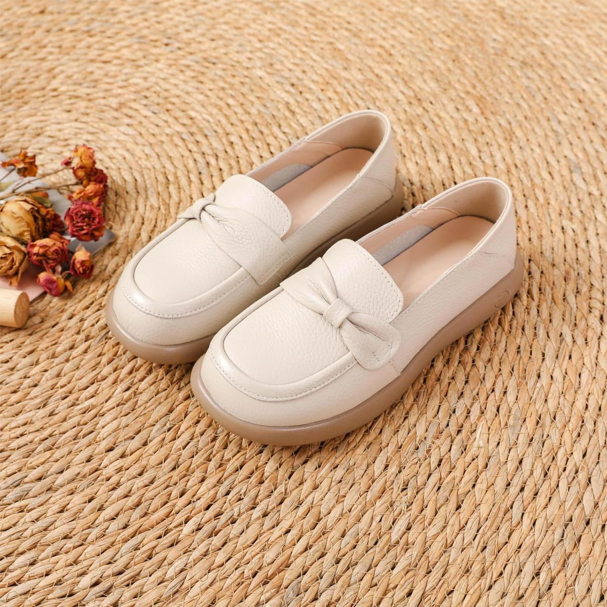 Mocasines de Mujer con Moño