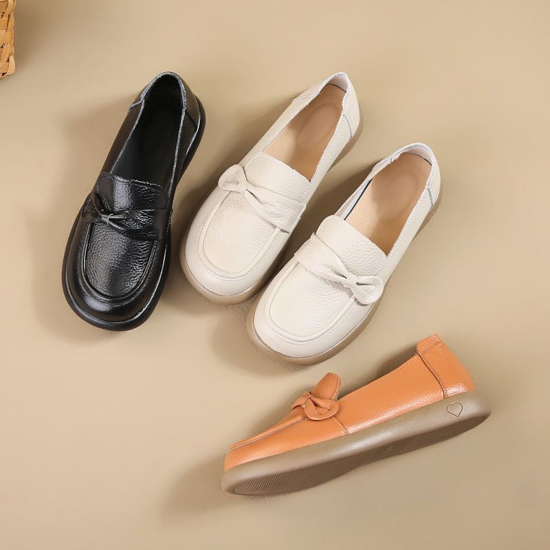 Mocasines de Mujer con Moño