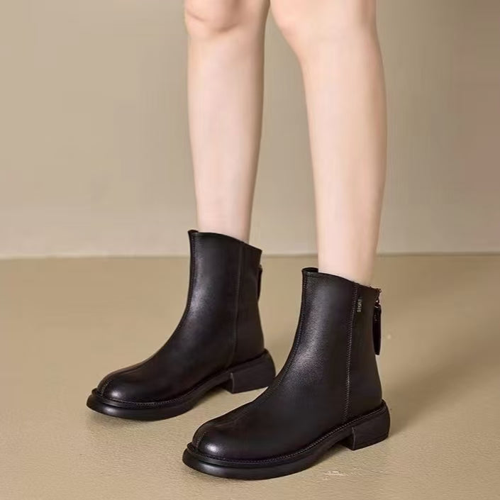 Botas de cuero para mujer