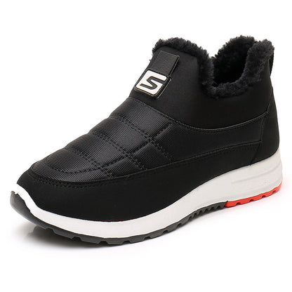 Zapatos para caminar de invierno con suela blanda y antideslizantes