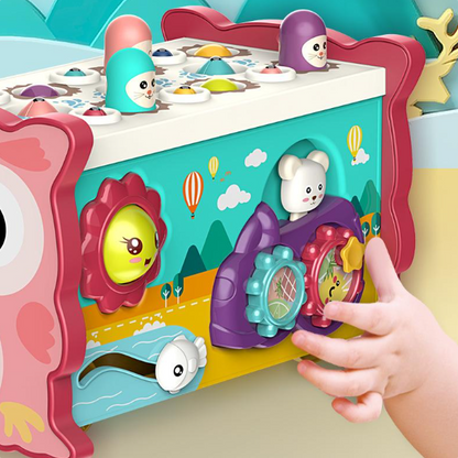 Juguete educativo para bebés con hexaedro multifuncional