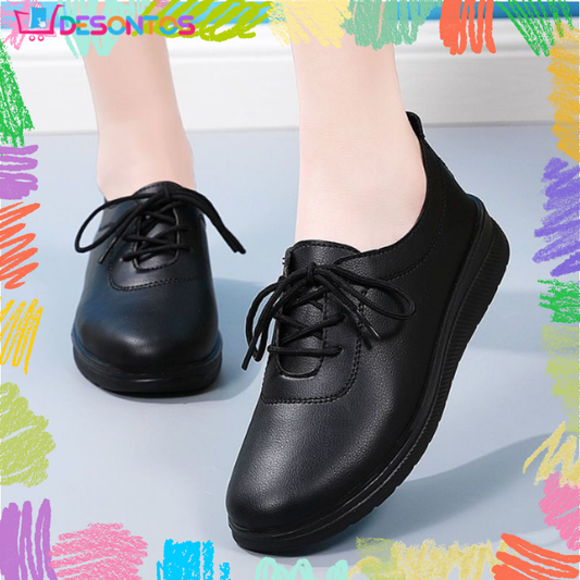 Zapatos de piel con suela blanda y superficie suave