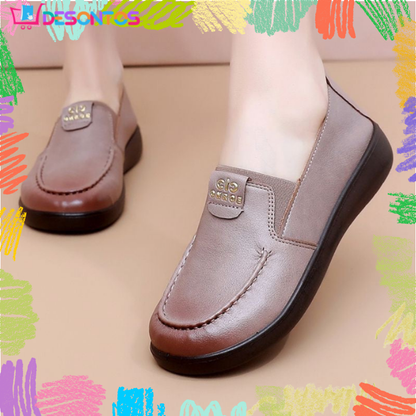 Zapatos cómodos de mujer con suela blanda