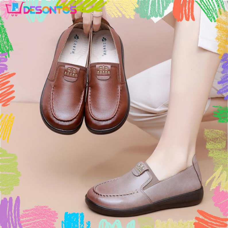 Zapatos cómodos de mujer con suela blanda
