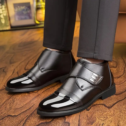 zapatos de piel de terciopelo de invierno