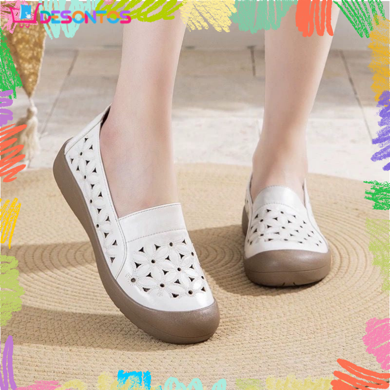 Sandalias caladas cómodas