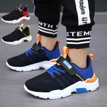 Zapatos para correr casuales transpirables para niños adolescentes