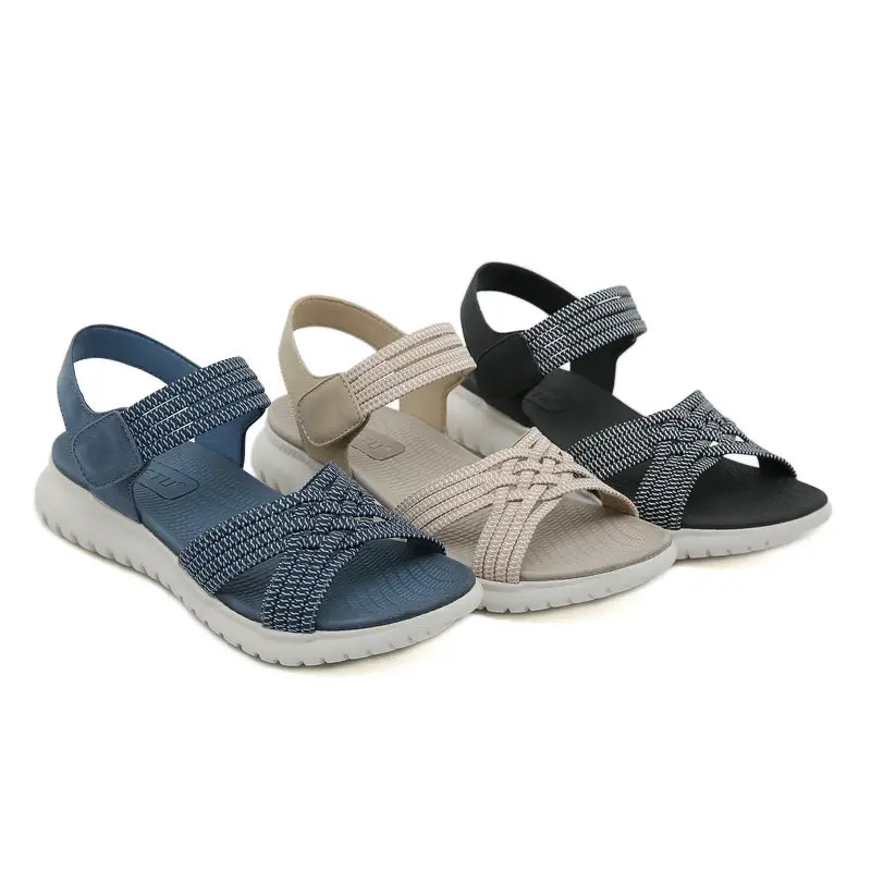 Sandalias cómodas talla grande elásticas