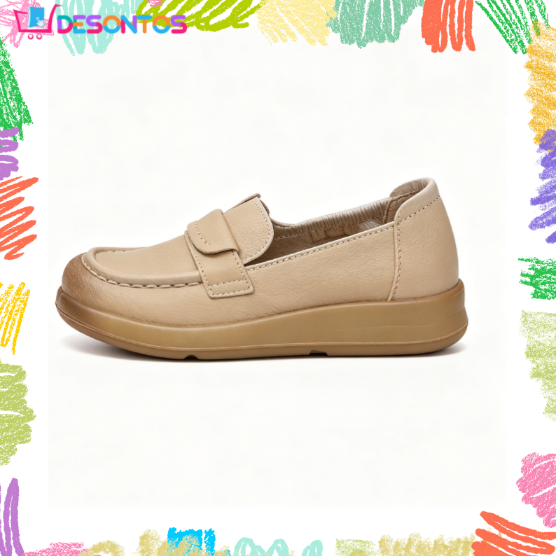 Nuevos zapatos de cuero de punta redonda — Primavera 2026