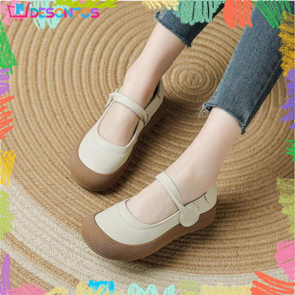2026 Nuevos zapatos piel vacuno primera capa.