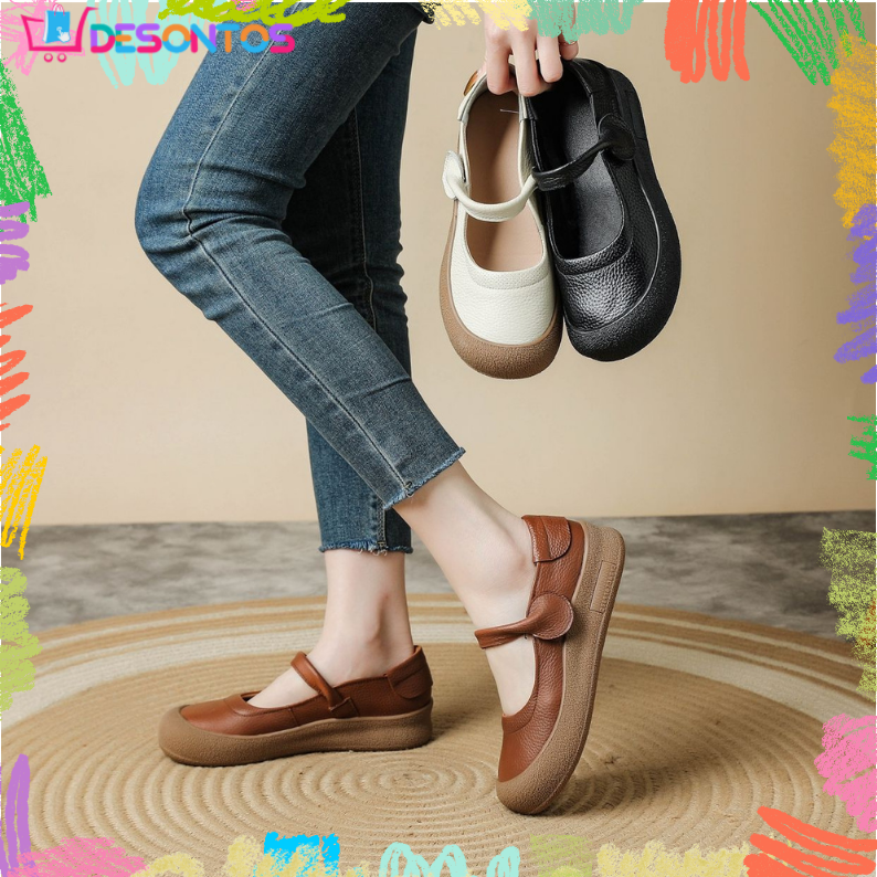 2026 Nuevos zapatos piel vacuno primera capa.