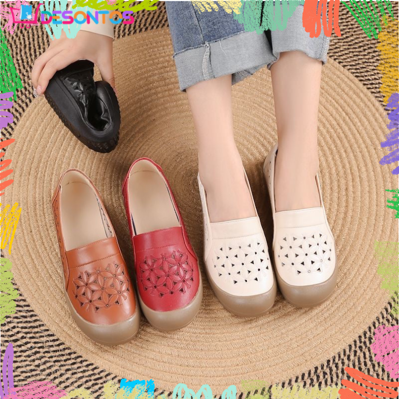 Sandalias caladas cómodas