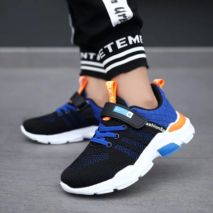 Zapatos para correr casuales transpirables para niños adolescentes
