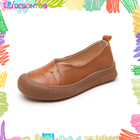 Zapatos de piel de vaca 100% auténtica