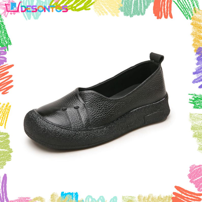 Zapatos de piel de vaca 100% auténtica