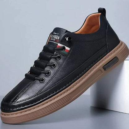 Zapatos de cuero romanos para hombre
