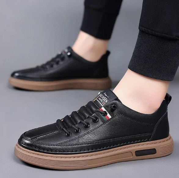 Zapatos de cuero romanos para hombre