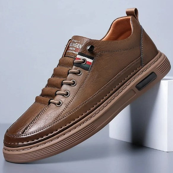 Zapatos de cuero romanos para hombre
