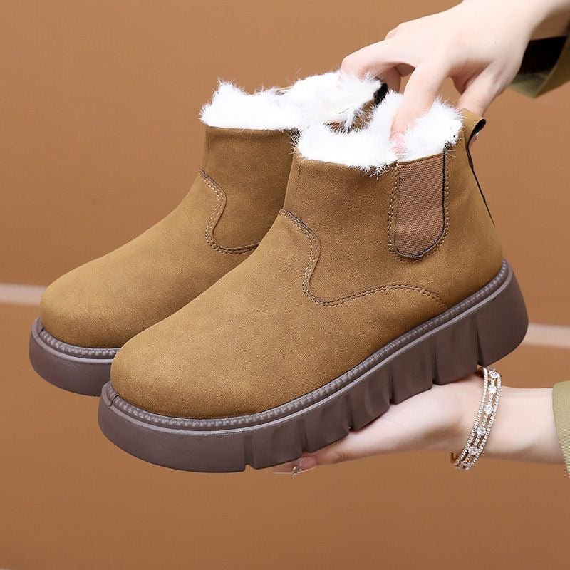 Botas cálidas y engrosadas con forro polar
