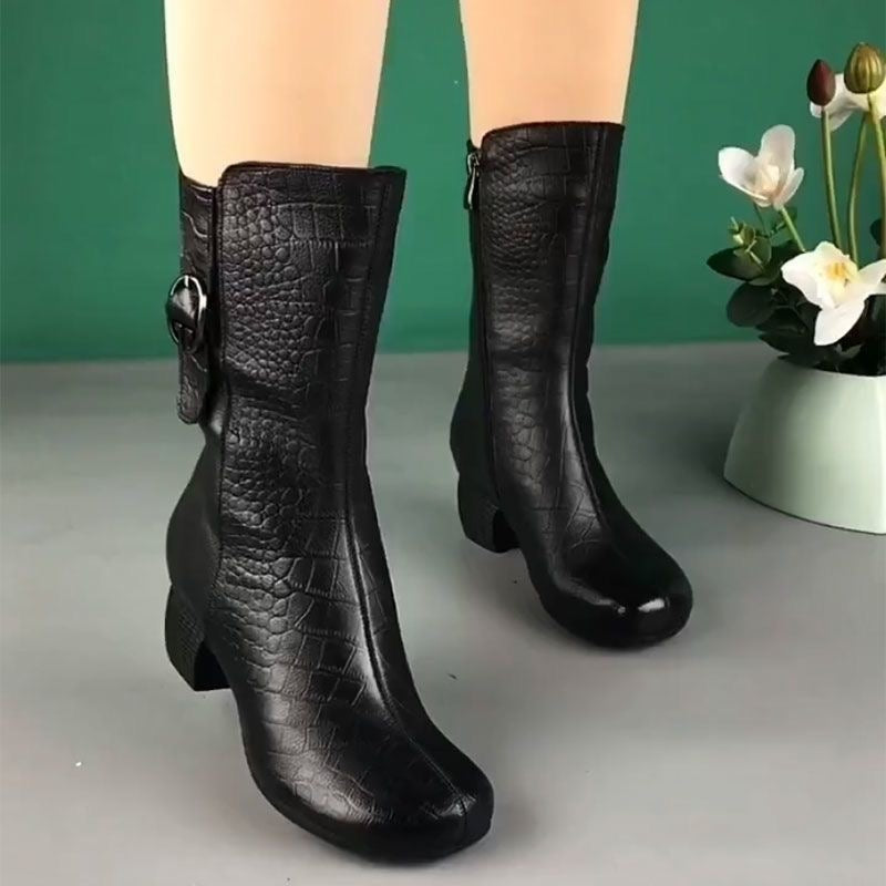 Botas de media pantorrilla estampadas